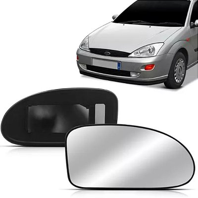 Lente retrovisor com base focus 2000 a 2008 lado direito cod eb102