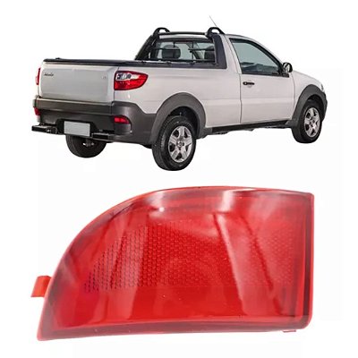 Refletor de parachoque strada adventure 2014 em diante lado esquerdo ls cod ls475 0186240