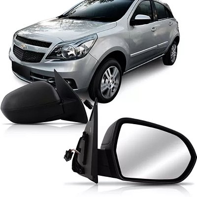 Retrovisor do agile e montana chevrolet de 2009 a 2014 externo do lado direito elétrico cod 21246