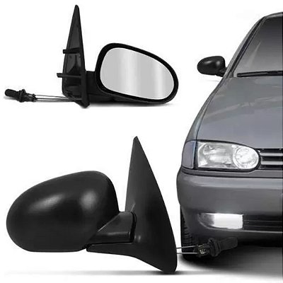 Retrovisor externo do gol bola de 1995 a 1999 4 portas com controle convexo lado direito cod 15021