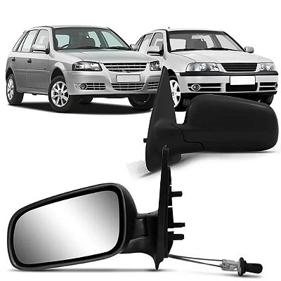 Retrovisor externo do gol g3 de 1999 a 2008 4 portas com controle convexo lado esquerdo cod rwme21cr