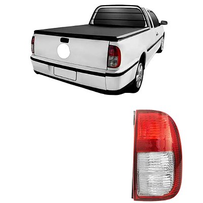 Lanterna traseira do saveiro volkswagen de 1998 a 2005 lado direito bicolor cod 8302 0114483