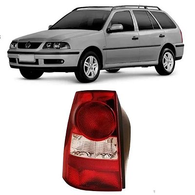 Lanterna traseira do parati g4 volkswagen de 2006 a 2010 lado esquerdo ré cristal cod 6526411 10001