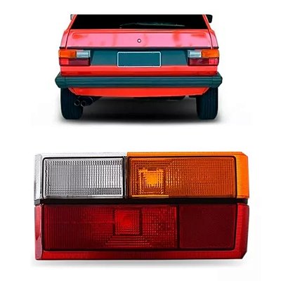Lanterna traseira gol volkswagen  1984 a 1986 tricolor lado direito cod 331640
