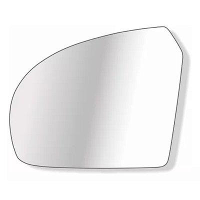 Lente retrovisor fiesta ford 2002 a 2010 prata lado esquerdo refix cod 1275 77658
