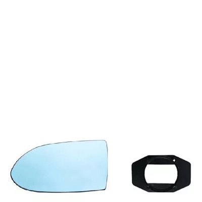 Lente retrovisor com base zafira chevrolet 2000 a 2012 azul lado direito spj cod eb724