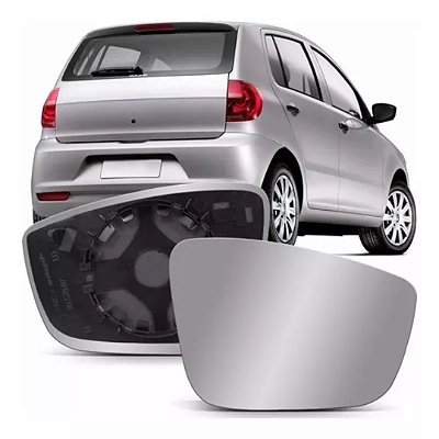 Lente retrovisor fox spacefox crossfox volkswagen 2003 a 2009 com base lado direito metagal cod rwnm45 447718