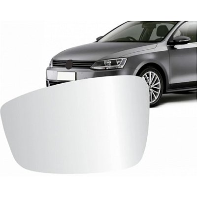 Lente retrovisor jetta volkswagen 2013 em diante sem base convexo plano lado esquerdo refix cod 45120061 1320055