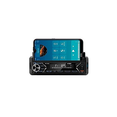Aparelho rádio com bluetooth e suporte com 2 usb e rca cod 008009 ht1223