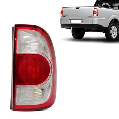 Lanterna traseira da saveiro volkswagen de 2006 a 2010 lado direito na cor vermelha cod 388905 106422