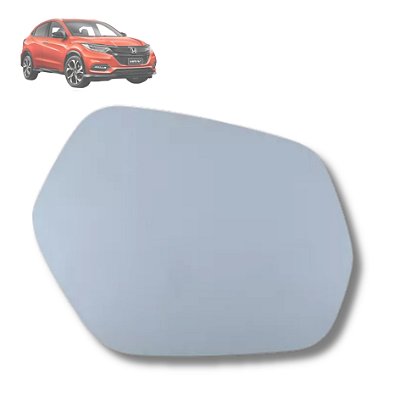 Lente de retrovisor do hrv honda de 2015 do lado esquerdo metalizado e sem base cod 1620716 558e