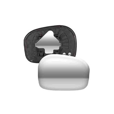 Lente do retrovisor do new fit honda de 2009 a 2014 lado esquerdo metalizado com base cod gb0001 1362732 7899843513487