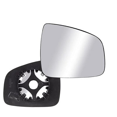Lente retrovisor com base do logan sandero renaut de 2009 em diante de cor metalizado lado direito cod 969802 97508