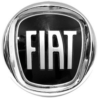 Emblema fiat na cor black piano cod 13025pr 1609134