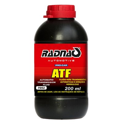 Fluido para direção hidráulica atf 200ml radnaq cod 1367103 7052