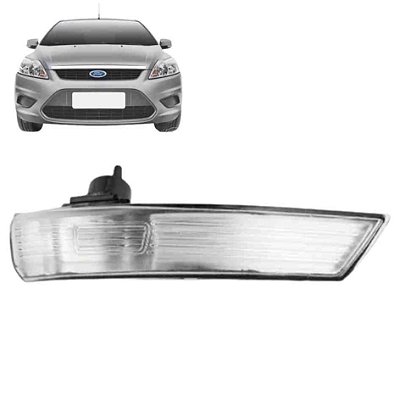 Pisca de retrovisor do focus 2007 em diante com 4 portas do lado direito na cor cromado cod 1105008 31074d