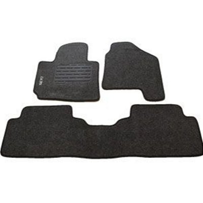 Tapete de carpete da ix35 hyundai jogo com 3 peças cor grafite flash cod 977731 5077