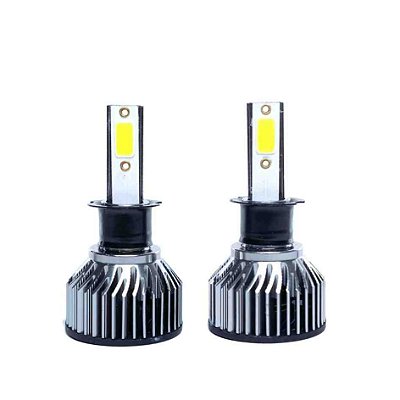 Kit de lâmpada led h7 de 12v 40w 6000k e 6000 lúmens com canceller uppertech cod 101748