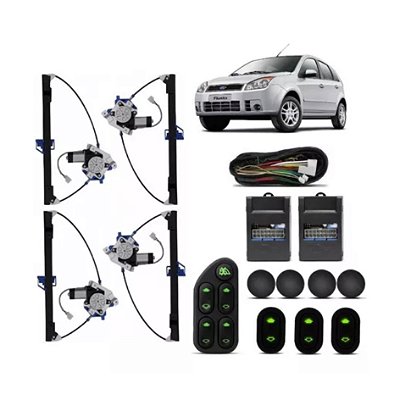 Kit de vidro do fiesta ford de 2002 completo com sensor cod kt117t 1531