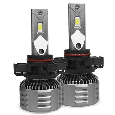 Kit lâmpada led h11 de 12 e 24 volts 55 watts 9000 lumens black diamond 6000k com canbus cod 101827