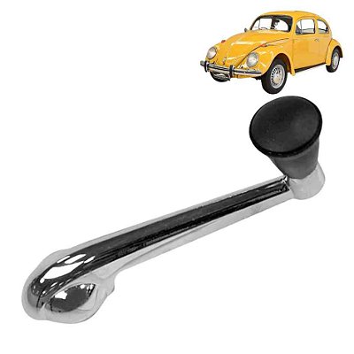 Manivela de vidro do fusca volkswagen de 1971 na cor cromada cod lc011 1457098