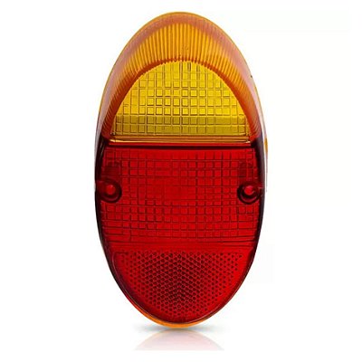 Lente de lanterna traseira do fusca volkswagem 1200 e 1300 de cor âmbar cod 387642 100012