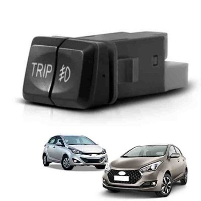 Botão interruptor do farol de milha e trip do hb20 hyundai de 2016 a 2019 cod 21795