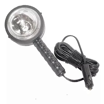 Farol de milha sos com plug de acendedor de cigarro fortluz cod 200713