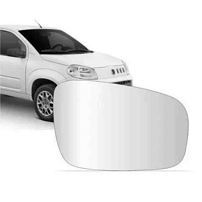 Refil lente de retrovisor do uno vivace fiat de 2010 em diante lado direito metalizado blawer cod 413d 0968141