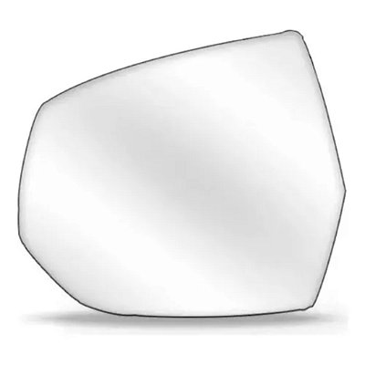Refil lente de retrovisor do spin chevrolet lado esquerdo de cor prata convexo sem base refix cod 1943