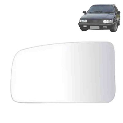 Refil lente de retrovisor do santana quantum volkswagen de 1991 a 1997 lado esquerdo espelhado  blawer cod 1003e 0057074