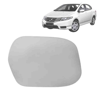 Refil lente de retrovisor do city honda de 2008 a 2014 metalizado lado esquerdo blawer cod 526e 1113715