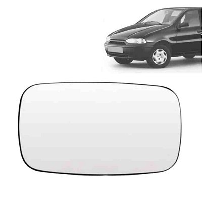 Refil lente de retrovisor do palio uno fire fiat ate 2000 lado esquerdo blawer cod 4004e