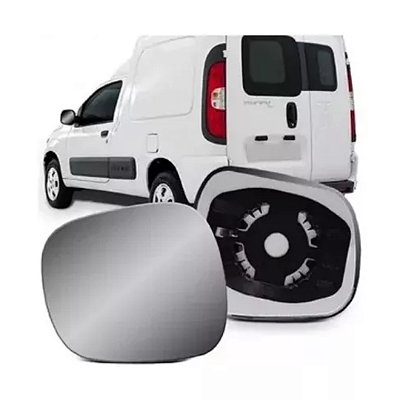 Lente retrovisor com base nova fiorino fiat de 2014 em diante lado esquerdo blawer cod 7139