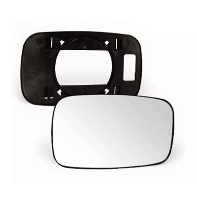 Lente retrovisor com base do palio weekend strada fiat de 1996 a 2000 lado direito metagal cod rtem34
