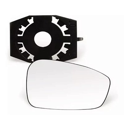 Lente retrovisor com base do new fiesta ford de 2012 em diante lado direito blawer cod 97426