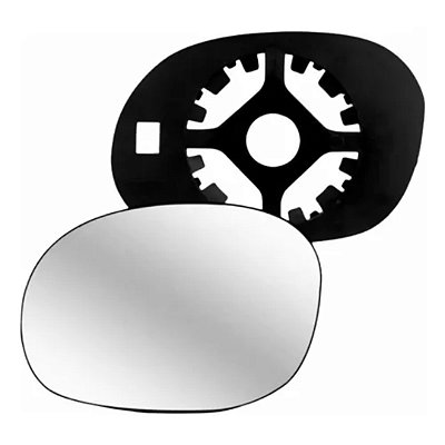Lente de retrovisor com base do picasso c3 citroen de 2001 em diante lado esquerdo blawer cod 97507