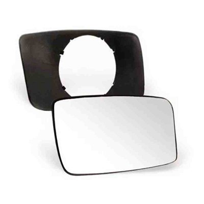 Lente de retrovisor com base do santana quantum volkswagen de 1991 a 1998 em diante lado direito blawer cod 7006