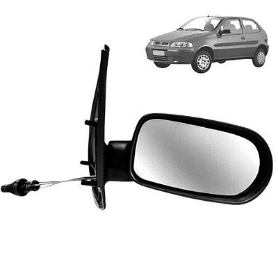Retrovisor do palio fire strada fiat de 2001 a 2003 2 portas lado esquerdo com controle cofran cod 12770