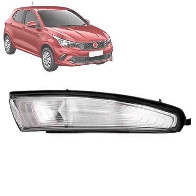 Pisca de retrovisor externo do argo fiat de 2017 em diante lado esquerdo cod 29441