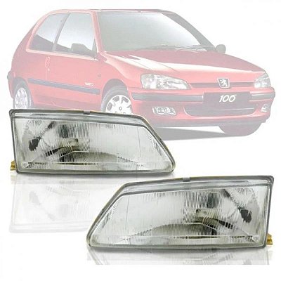 Farol 106 peugeot de 1993 a 1996 lado direito
