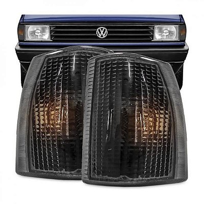 Lanterna gol volkswagen de 1987 a 1990 dianteira lado direito fumê ABS de alta resistência