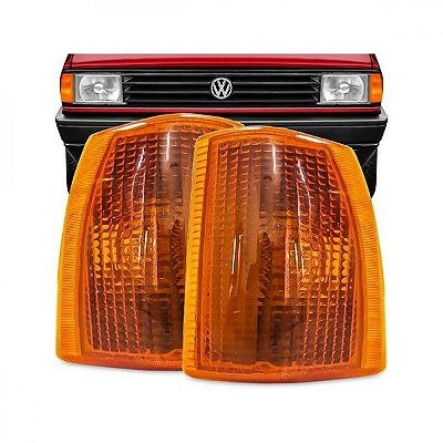 Lanterna gol volkswagen de 1987 a 1990 dianteira lado esquerdo âmbar ABS de alta resistência