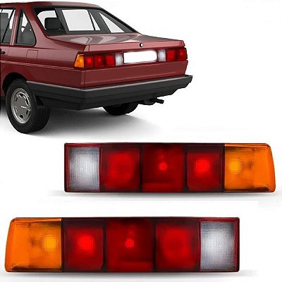 Lanterna santana volkswagen de 1985 a 1990 traseira lado direito tricolor ABS de alta resistência