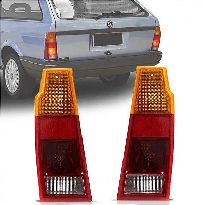Lanterna parati volkswagen de 1987 a 1995 traseira lado esquerdo tricolor de ABS de alta resistência