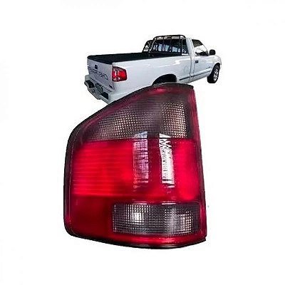 Lanterna s10 chevrolet de 1995 a 2000 lado esquerdo traseira fumê ABS de alta resistência