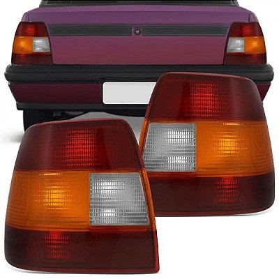 Lanterna monza chevrolet de 1991 a 1996 traseira lado direito tricolor ABS de alta resistência