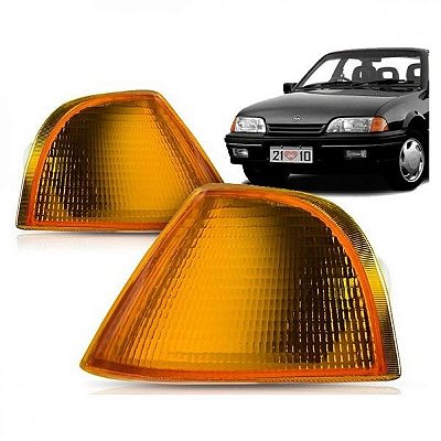 Lanterna monza chevrolet de 1991 a 1996 dianteira lado direito âmbar amarela modelo cibie