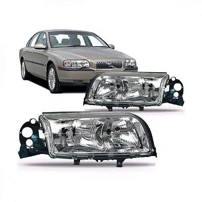 Farol s80 volvo de 1999 a 2003 lado direito