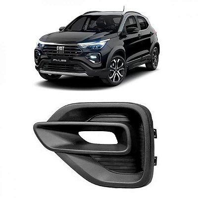 Grade lateral do para choque pulse fiat de 2022 a 2025 dianteiro lado esquerdo com furo
